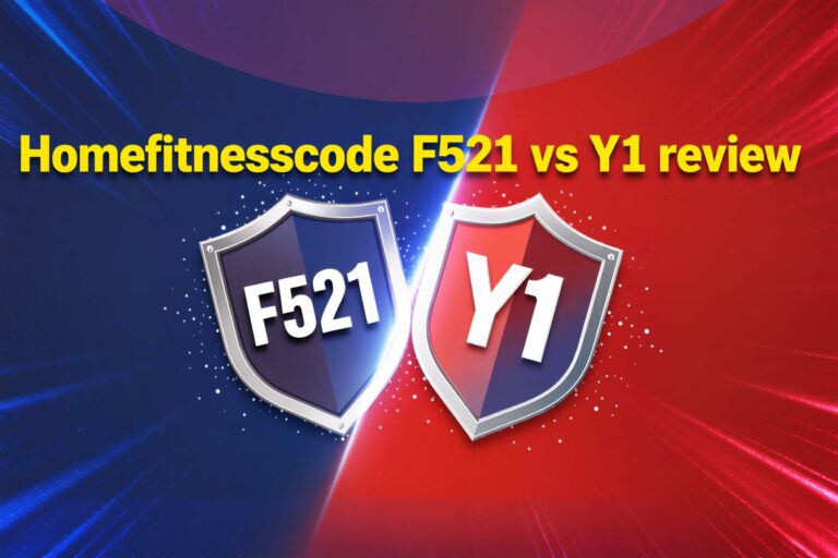 Homefitnesscode F521 vs Y1 review