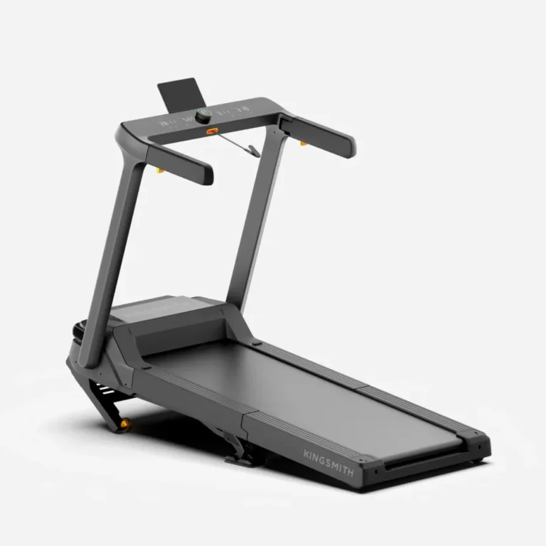 KingSmith WalkingPad G5i foldable incline treadmill, side view unfolded